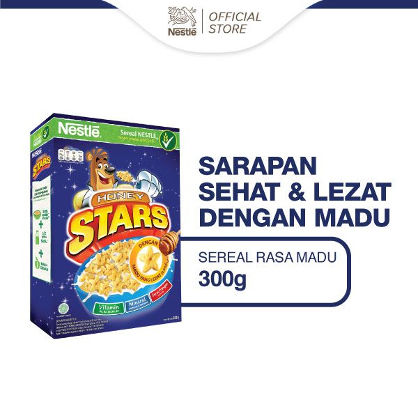 Nestle HONEY STARS Sarapan Sereal Madu 300g - 1