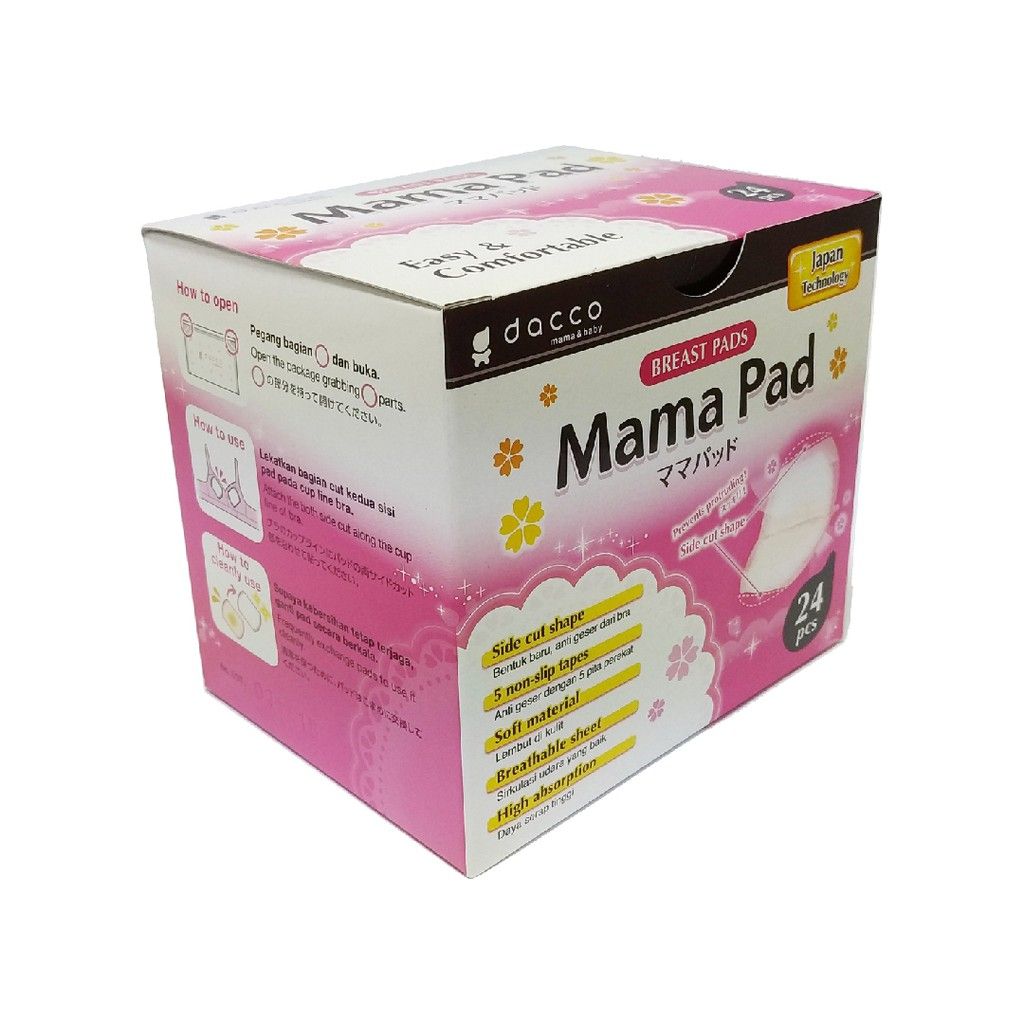 Dacco Mama Pad Flower 3D Isi 24pcs - Breast Pad - 3