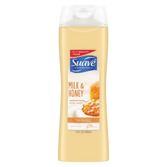 Suave Essentials Body Wash Milk & Honey 443ml - 2