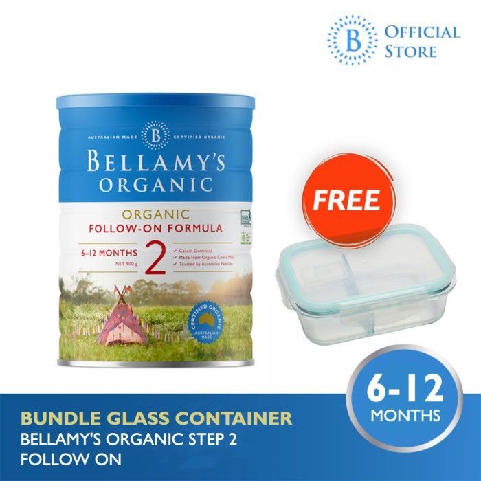 Bundle Glass Container - Bellamy's Organic Step 2 - 2