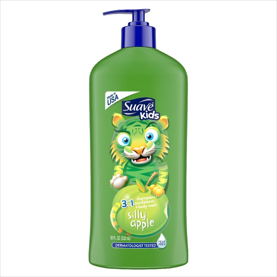 Suave Kids 3 in 1 Silly Apple 532ml - 2