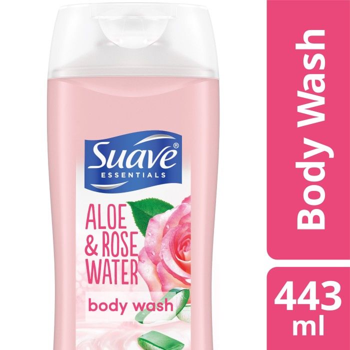 Suave Essentials Body Wash Aloe & Rose Water 443ml - 1