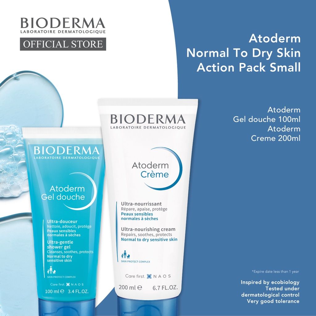 Bioderma Atoderm Normal / Dry Skin Action Pack Small - 1