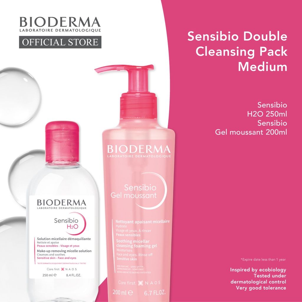 Bioderma Sensibio Double Cleansing Pack Medium - 1