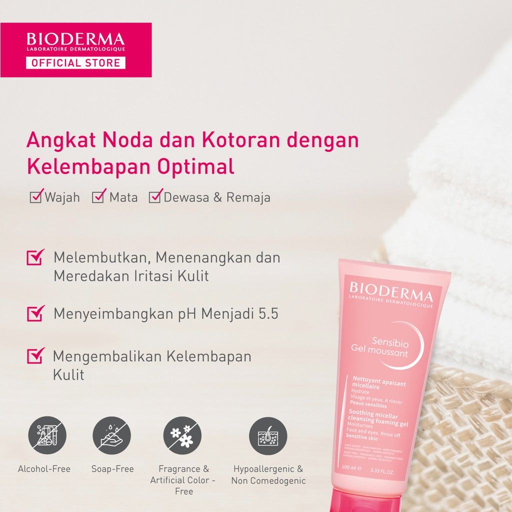 Bioderma Sensibio Foaming Gel - Mini Healthy Skin Kit - 2