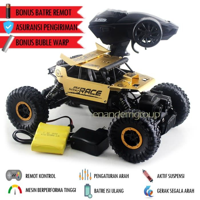 Mainan Mobil Offroad Remote Control Rocks - 1