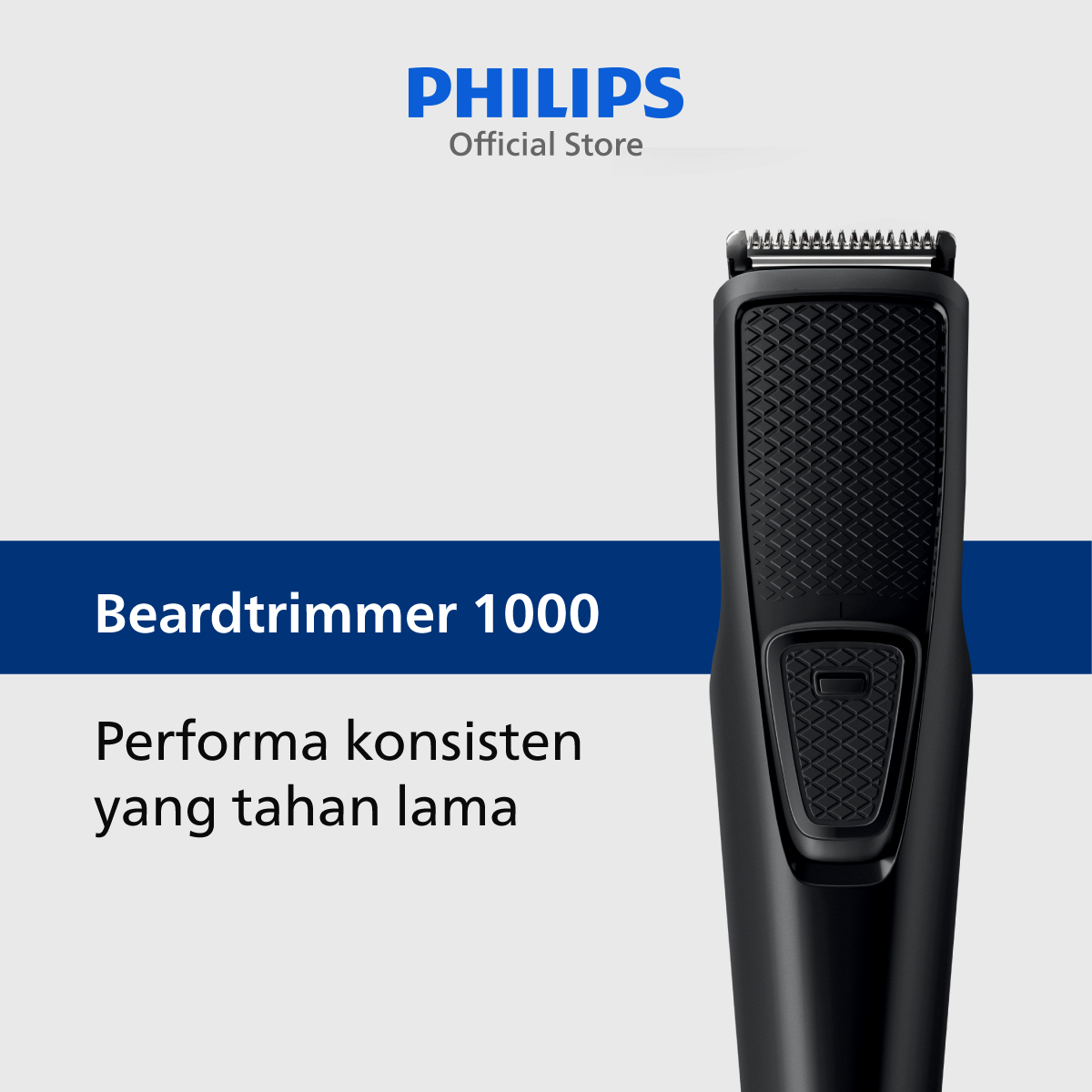 Philips Beard Trimmer BT1233/14 Penata Jenggot & Kumis - 1