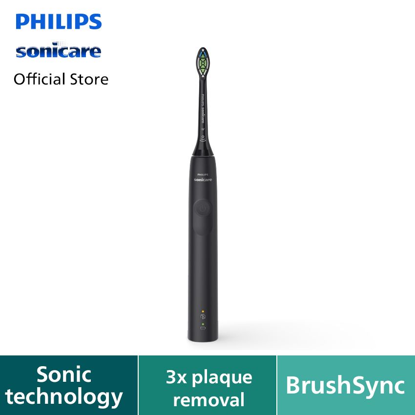 Philips Sonicare Electric Toothbrush 3000 Blk HX3671/54 Sikat Gigi - 1