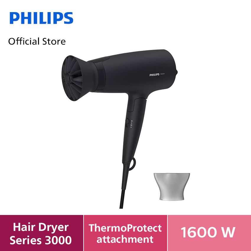 Philips Hair Dryer 3000 Series BHD308/10 Pengering Rambut - 1