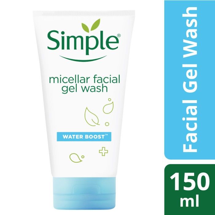 Simple Water Boost Micellar Facial Gel Wash 150Ml - 1