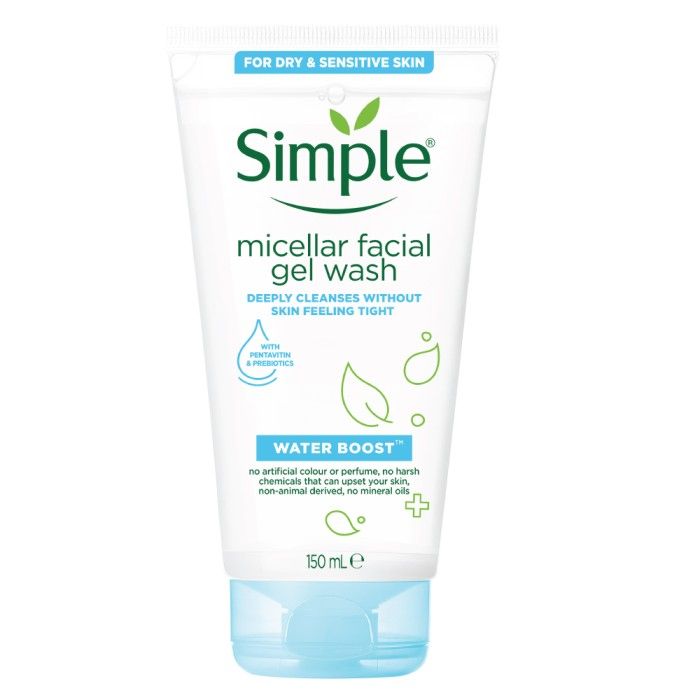 Simple Water Boost Micellar Facial Gel Wash 150Ml - 2