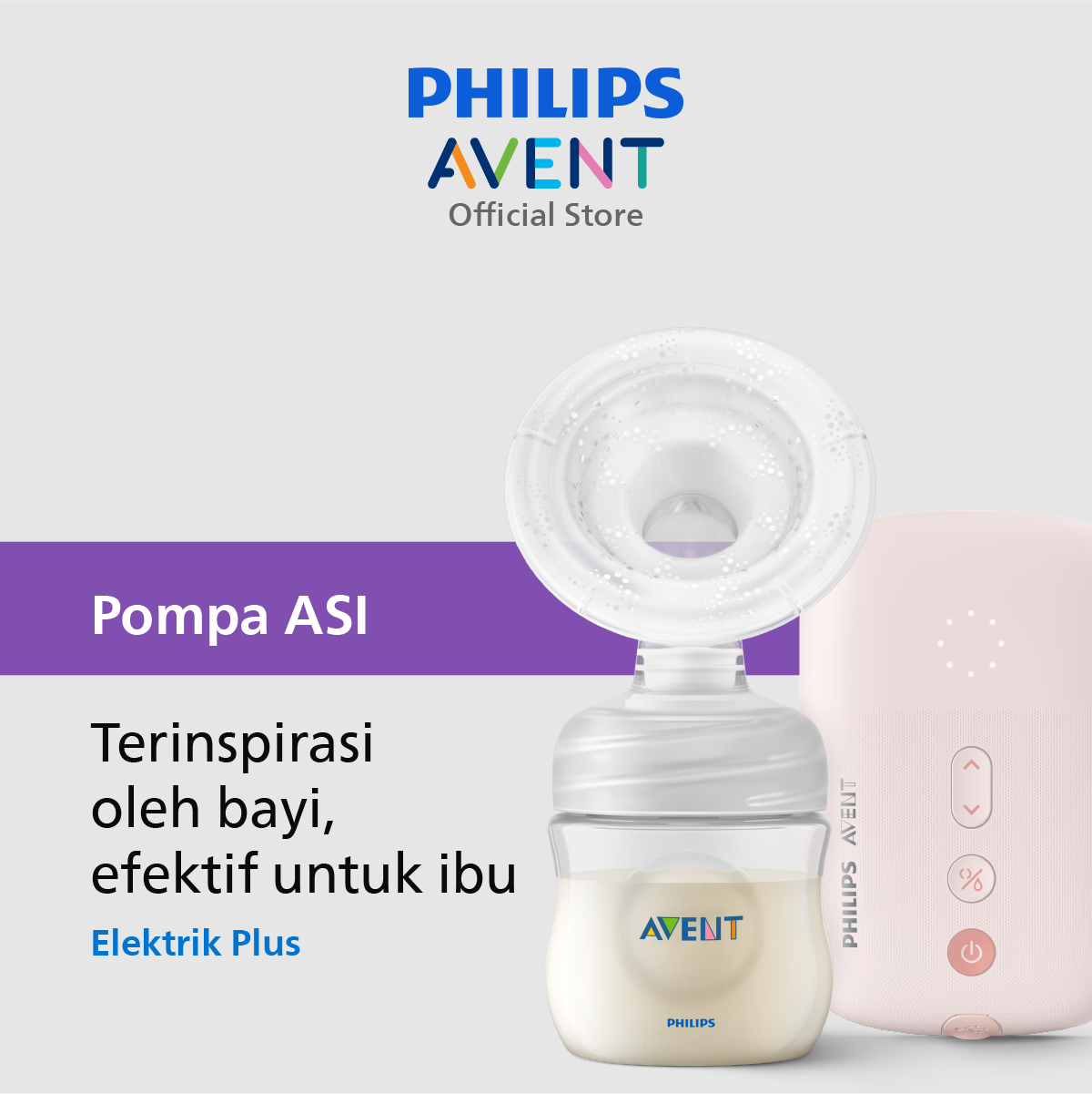 Philips Avent Single Electric Breast Pump Plus SCF391/11 Pompa Asi - 1