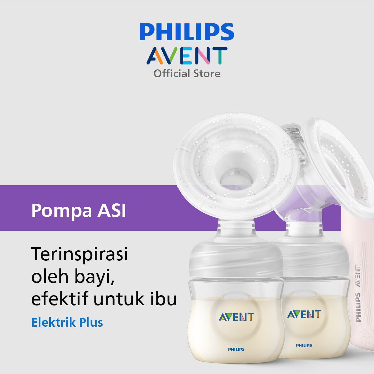 Philips Avent Twin Electric Breast Pump Plus SCF393/11 Pompa Asi - 1