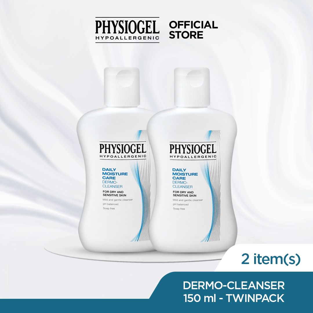 Physiogel Daily Moisture Care Dermo-Cleanser 150 mL [Twin Pack] - 1