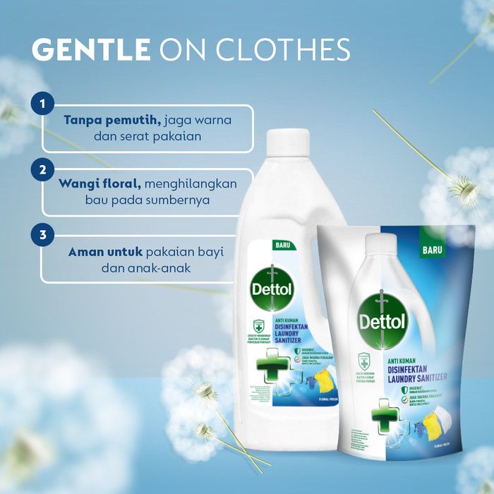 Dettol Disinfectant Laundry Sanitizer Floral Fresh 500ml - 4