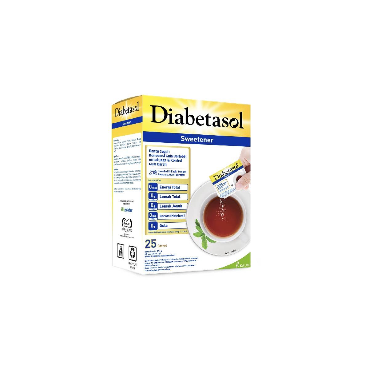 Diabetasol Sweetener No Calories 25x1.5g - 1