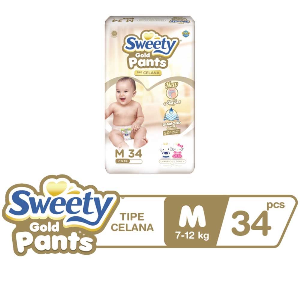 Sweety Pantz Gold Regular Pack M 34 - 1