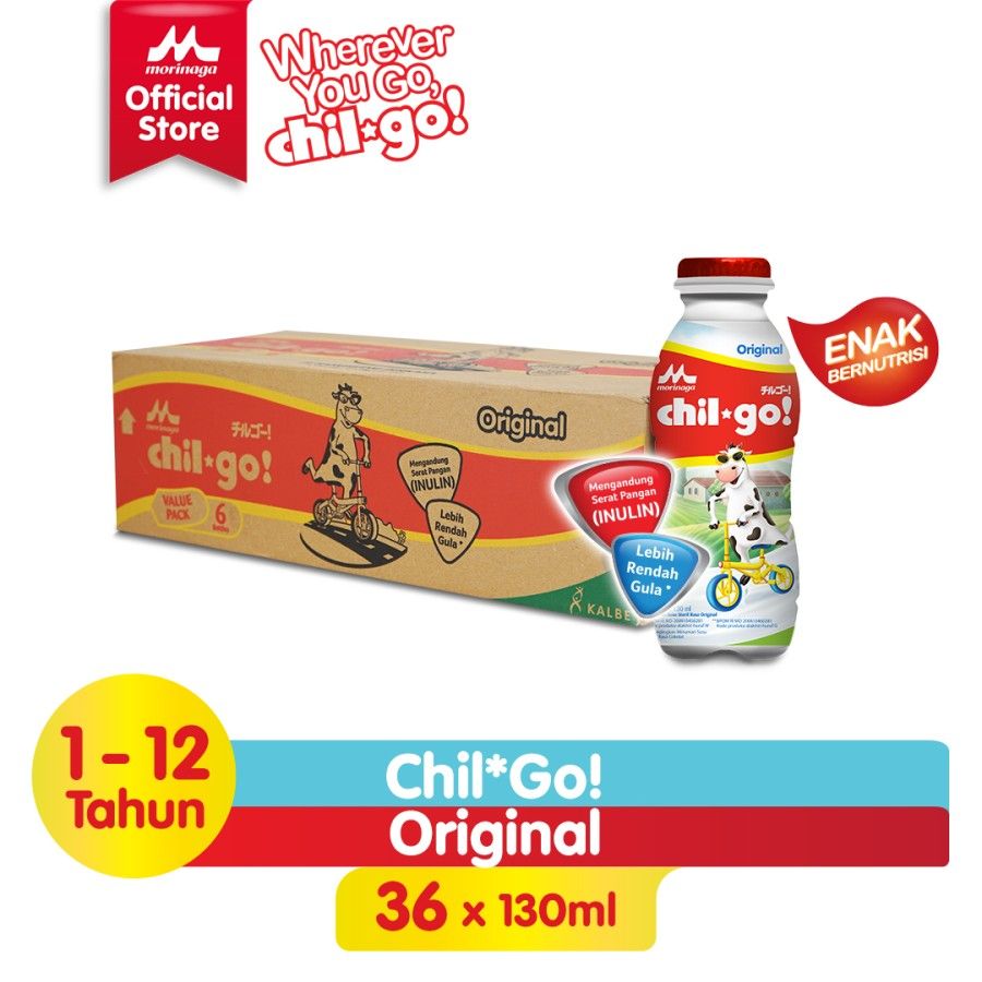 Chilgo Milk Original 36x130ml Carton - 1