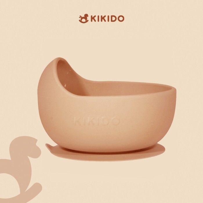 Kikido - Nomnom Feeding Set Cookie - Set Alat Makan Silikon Bayi - 4