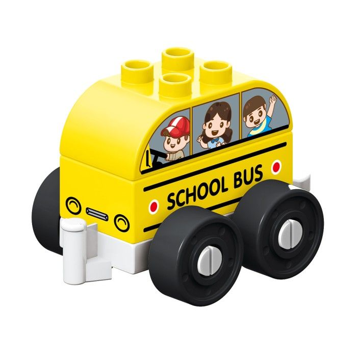Okiedog Brix School Bus 10pcs - 1