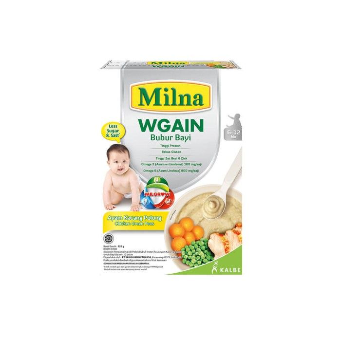 Milna WGAIN 6+ Ayam Kacang Polong 120G (2 Pack) - 3