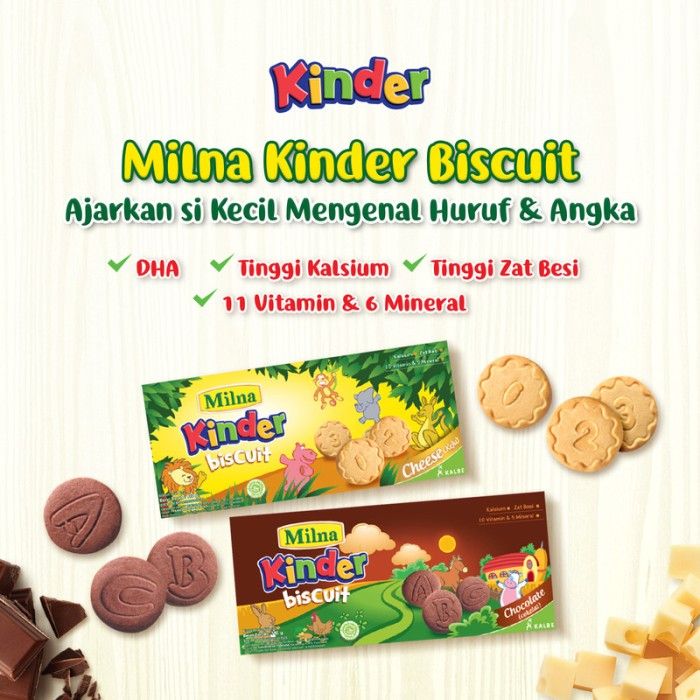 Milna Biskuit Cokelat 110G (5 Pack) - 4