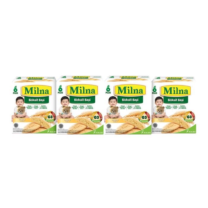 Milna Baby Biskuit Original 130 G (4 Pack) - 2