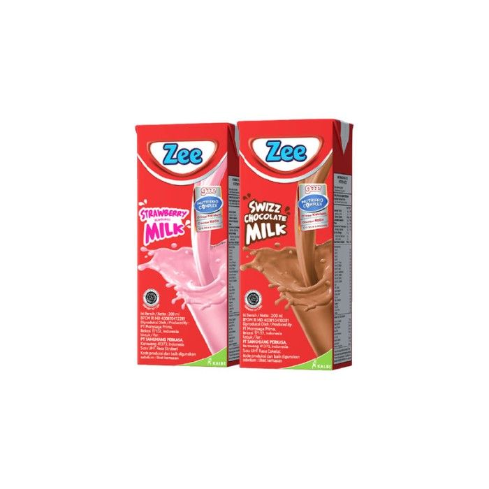 ZEE UHT Swizz Chocolate Milk (1Pcs) & ZEE UHT Strawberry Milk (1Pcs) - 2