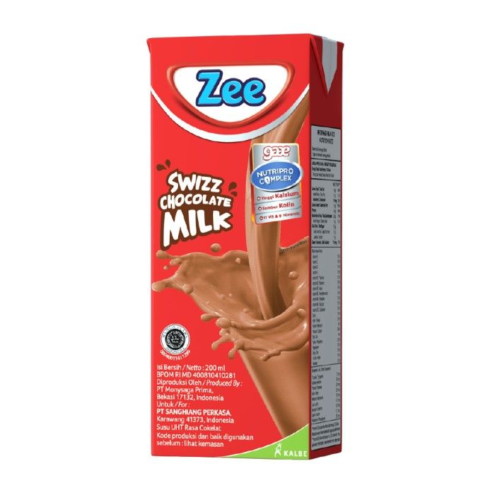 Zee UHT Swizz Chocolate Milk 5x200ml + Strawberry Milk Shake 5x200ml - 3