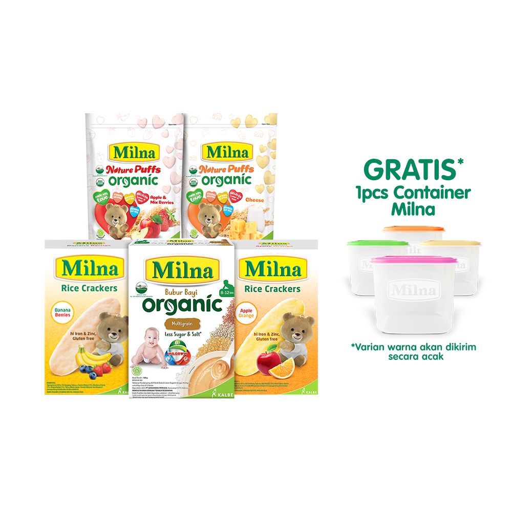 Paket Milna Organik Free Container Milna - 2