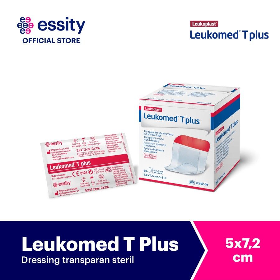 Leukomed T plus (pcs) Dressing Steril Transparan (pcs) 7.2cm x 5cm - 1