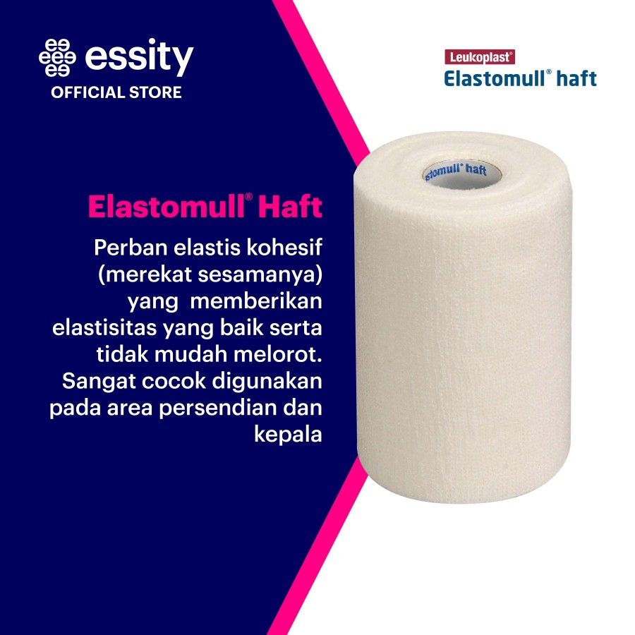 Elastomull Haft - Perban elastis kohesif (1 roll/box) 10cm x 4m - 2