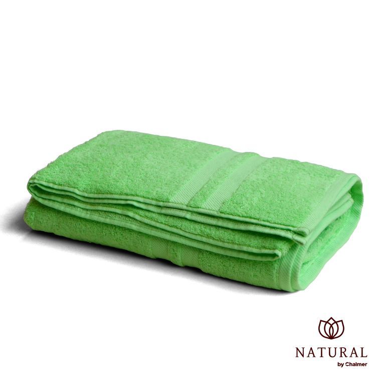 Handuk Mandi Natural by Chalmer 70x140 cm Handuk Tebal Premium - Neon Green - 1