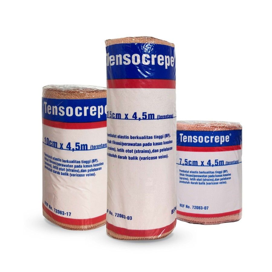 Tensocrepe - perban elastis 6`(15cm x 4.55 m) Twinpack FREE Tensocrepe - 3`(7.5cm x 4.55m) - 3