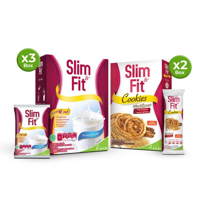 Paket 9 Hari Slim & Fit Meal Vanilla + Cookies Cinnamon - 2