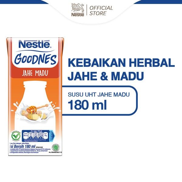 Nestle GOODNES Susu UHT Rasa Jahe Madu 180ml - 1