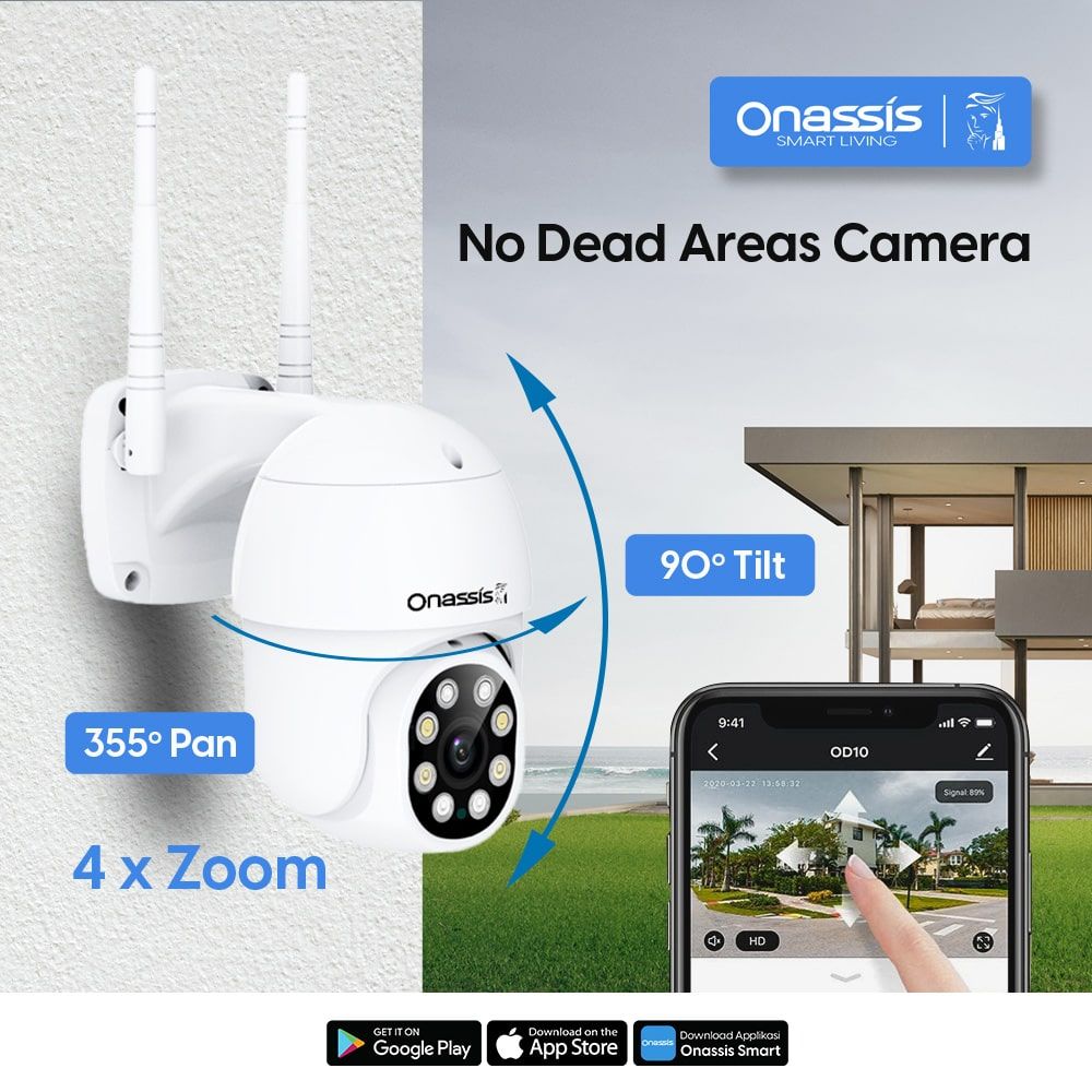 ONASSIS SMART CCTV OUTDOOR CAM 360 WH MOTION TRACKING - 4