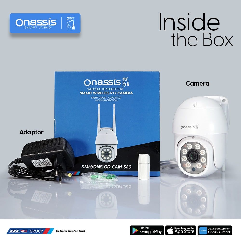 ONASSIS SMART CCTV OUTDOOR CAM 360 WH MOTION TRACKING - 6