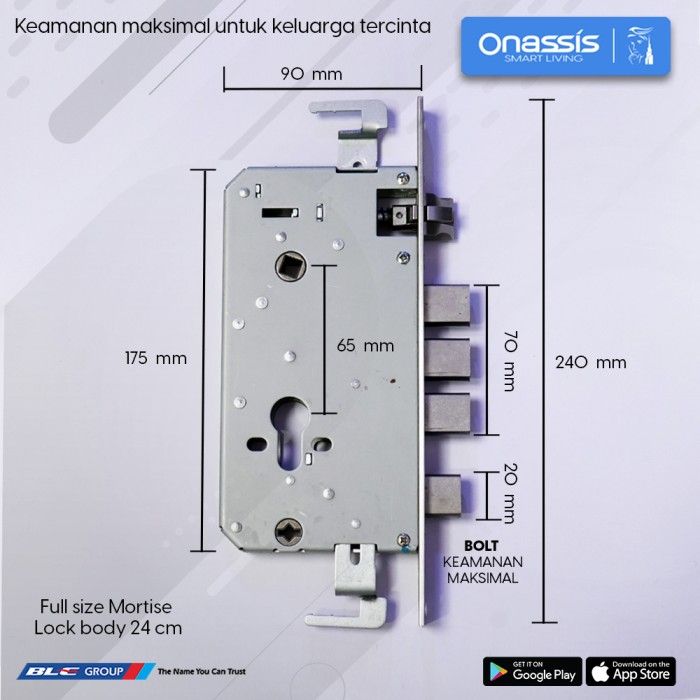 ONASSIS SMART LOCK X5 PRO CAMERA BUILT IN - 5