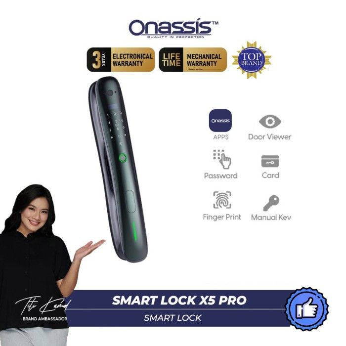ONASSIS SMART LOCK X5 PRO CAMERA BUILT IN - 2