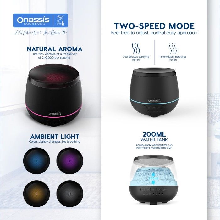 ONASSIS SMART DIFFUSER HUMIDIFIER VOICE COMMAND - 4
