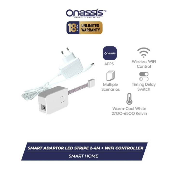 ONASSIS SMART ADAPTOR LED STRIPE 2-4M + WIFI CONTROLLER - 2