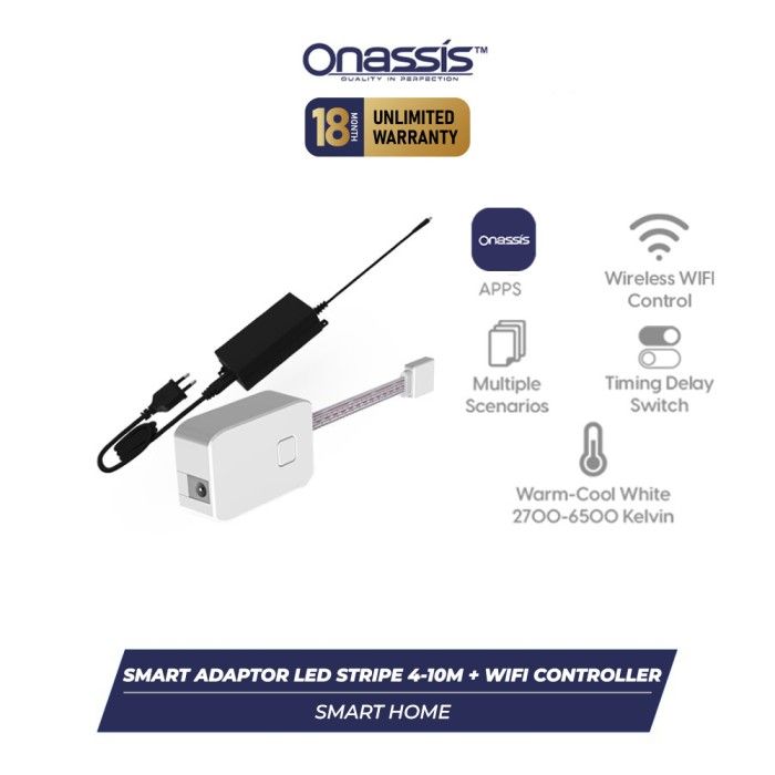 ONASSIS SMART ADAPTOR LED STRIPE 4-10M + WIFI CONTROLLER - 2