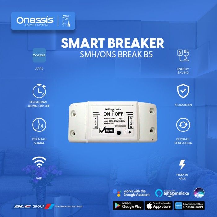 ONASSIS SMART BREAKER B5 WIFI VOICE COMMAND - 3