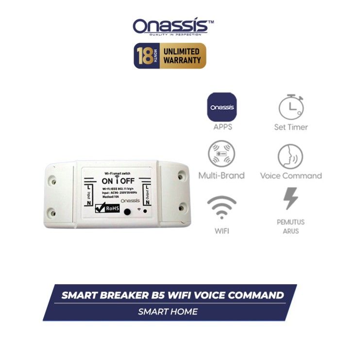 ONASSIS SMART BREAKER B5 WIFI VOICE COMMAND - 2
