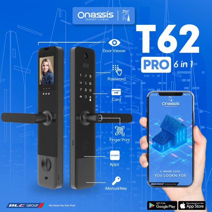 ONASSIS SMART LOCK T62 PRO CAMERA BUILT IN - 3