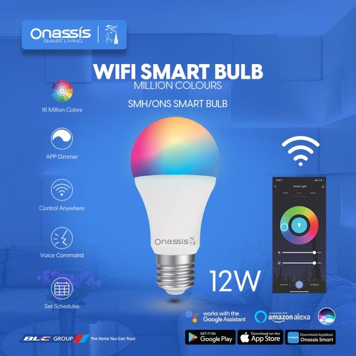 ONASSIS SMART BULB ONASSIS 12W RGBWW VOICE COMMAND - 3