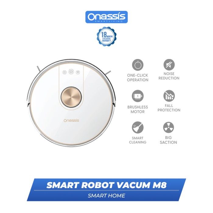 ONASSIS SMART ROBOT VACUM LASERBOT M8 EXTRA SUCTION POWER 2700 PA 3 - 1