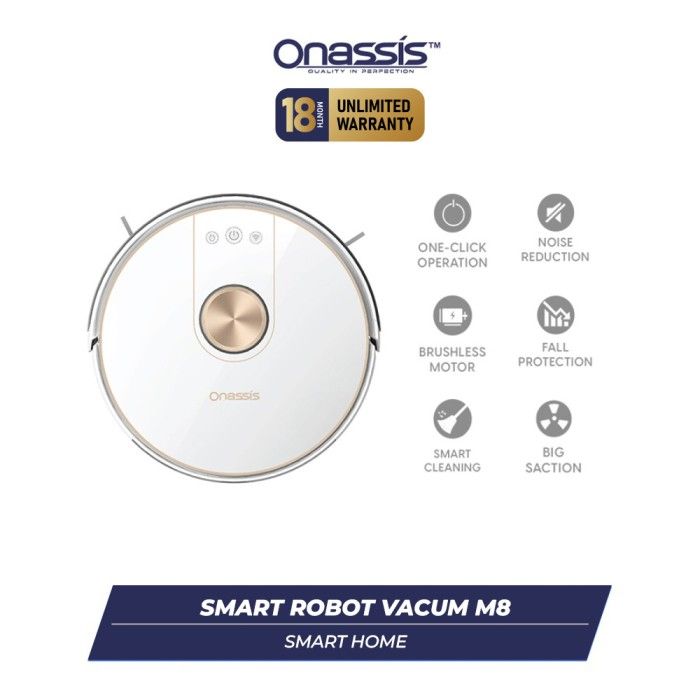 ONASSIS SMART ROBOT VACUM LASERBOT M8 EXTRA SUCTION POWER 2700 PA 3 - 2