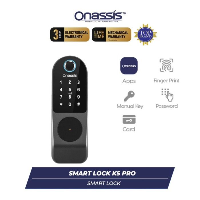 ONASSIS SMART LOCK K5 PRO WIFI - 1